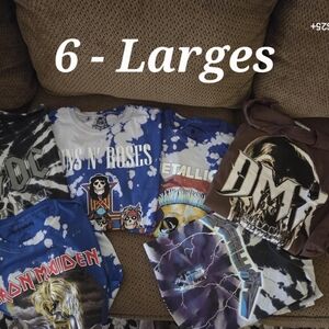 Band Graphic T-Shirts Collection - Large
